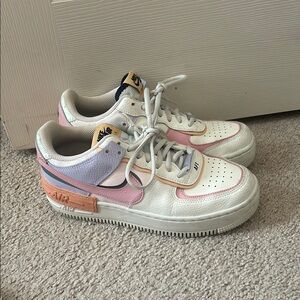Nike AF1 shadow orange chalk pink glaze